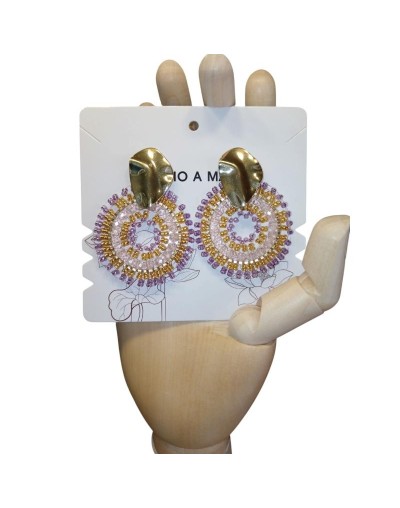 Aretes Tejidos
