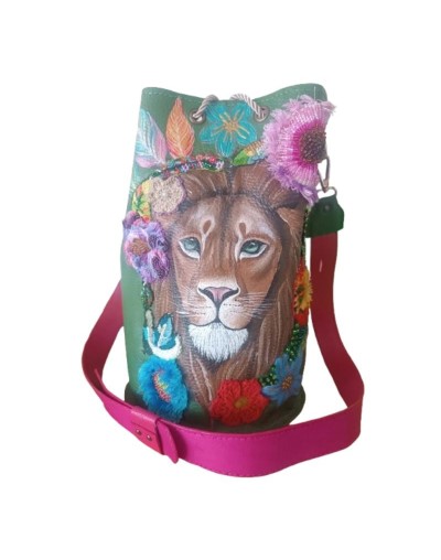 Mochila artesanal Leon de Judá