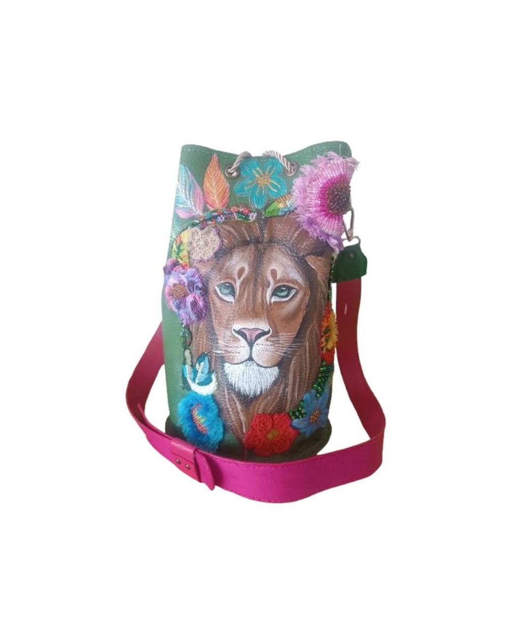 Mochila artesanal Leon de Judá