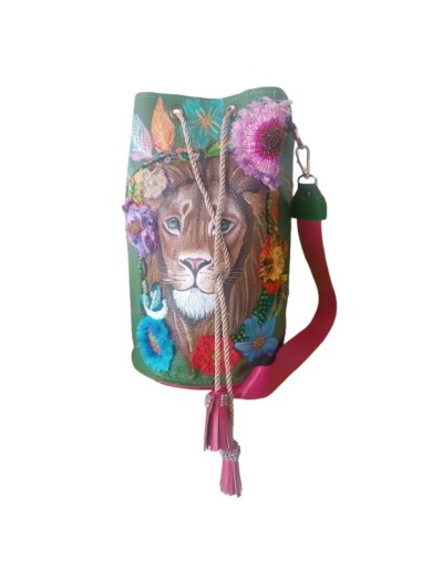 Mochila artesanal Leon de Judá
