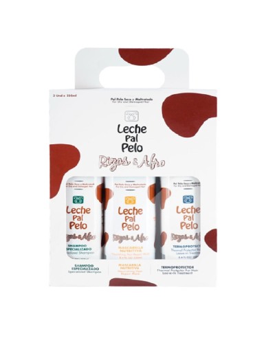 Kit Leche pal pelo  Cabellos Rizos Y Afros X 250 Ml