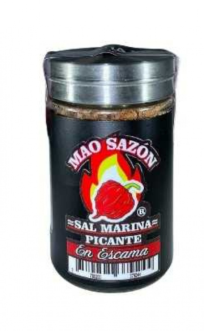 Salero sal marina picante en escama 90 gr