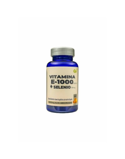 VITAMINA E 1000 + SELENIO 60 perlas