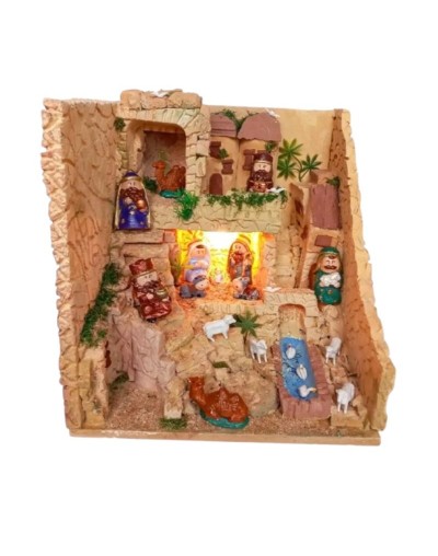 Pesebre aldea de belén