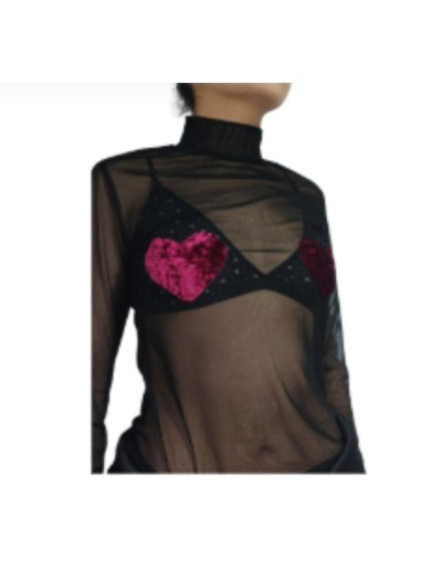 BLUSA MALLA CORAZONES