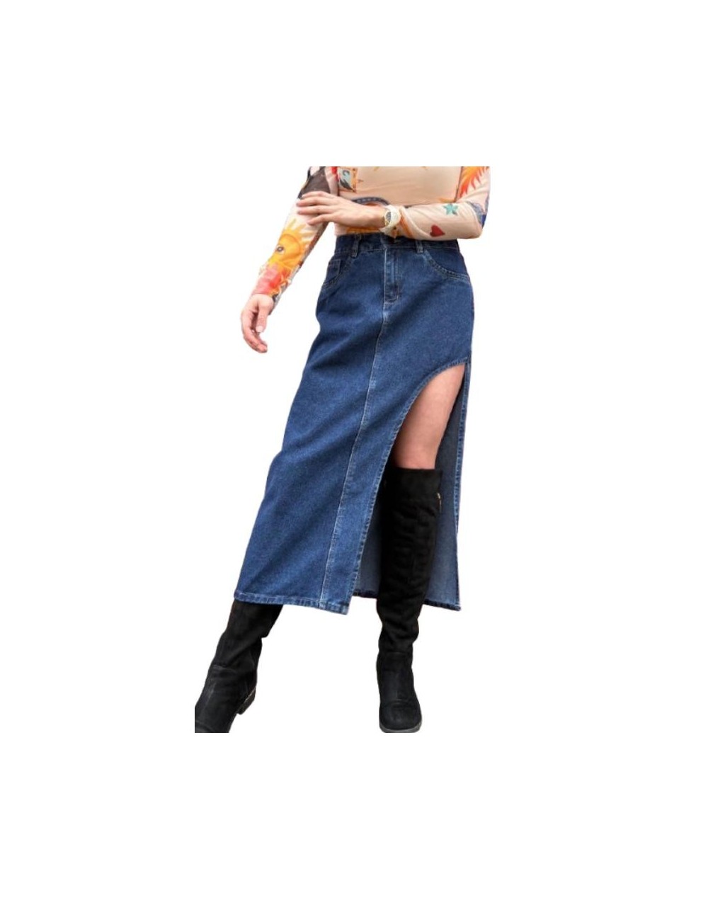 FALDA DENIM MISTERIOSA