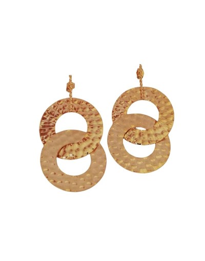 Aretes 8 Largos Bronce