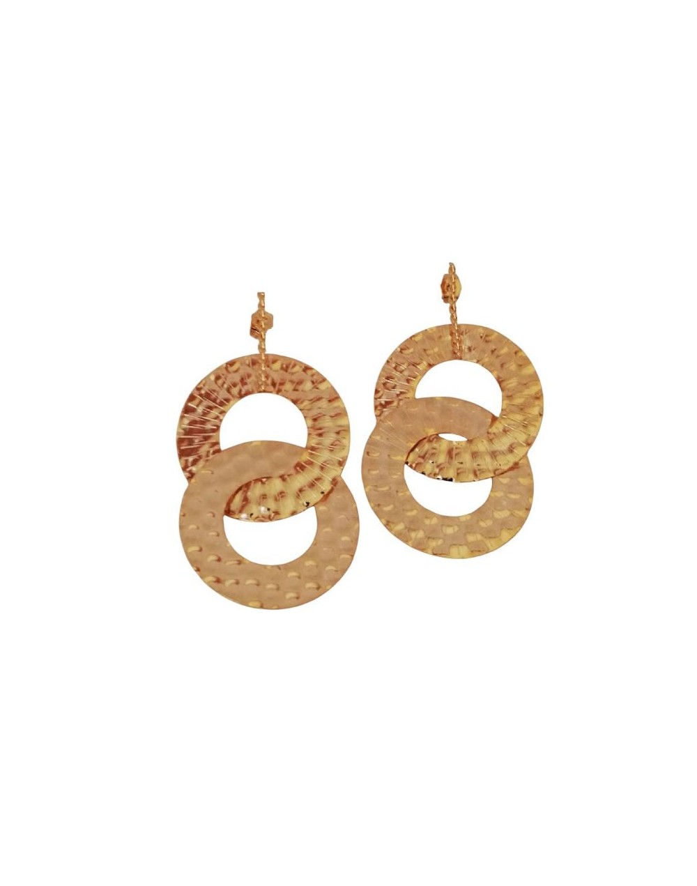 Aretes 8 Largos Bronce