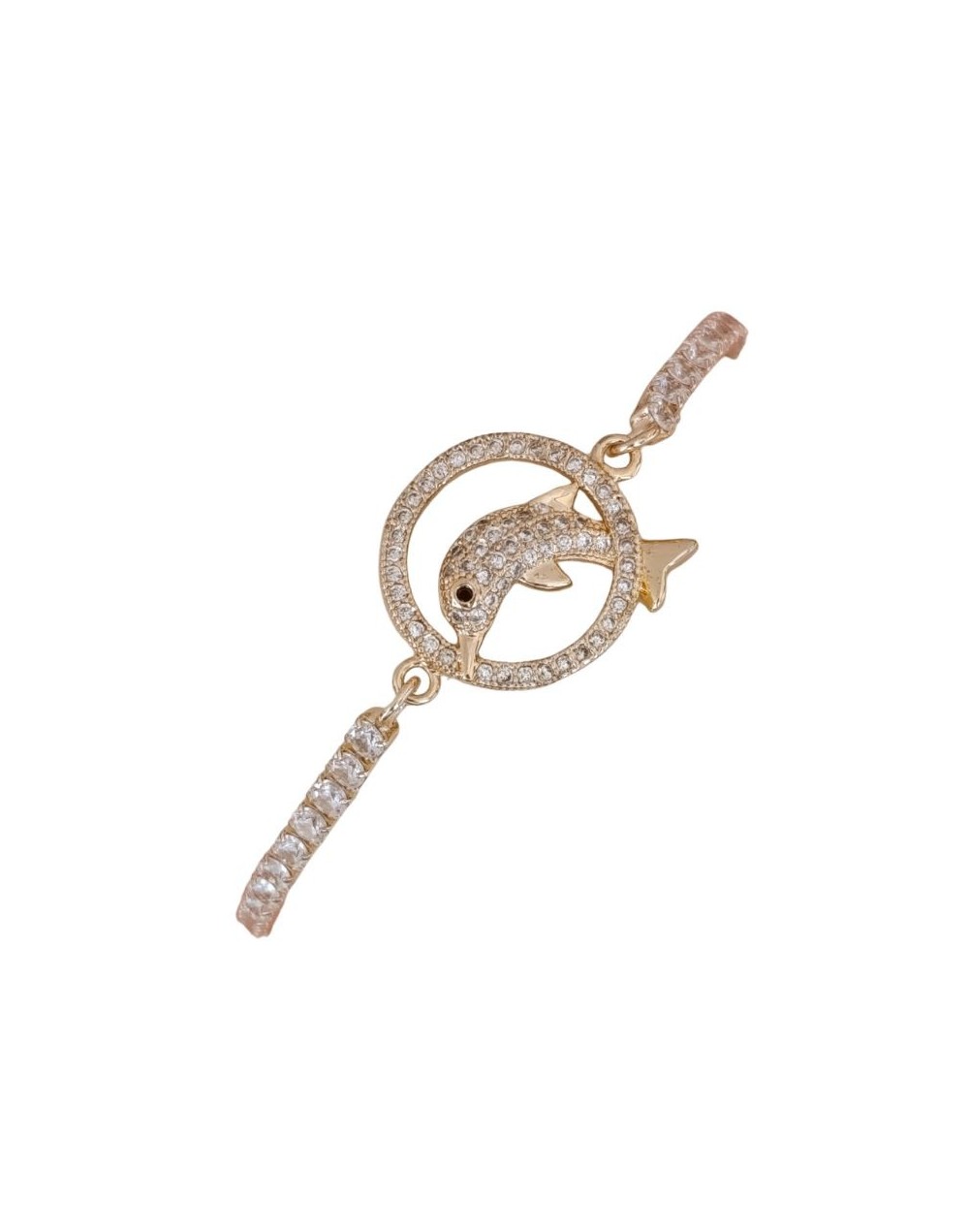 Pulsera Delfín Dorada