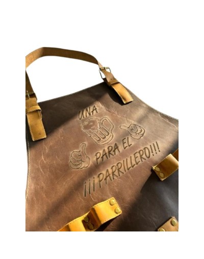 Delantal para Asados - Personalizable en Cuero