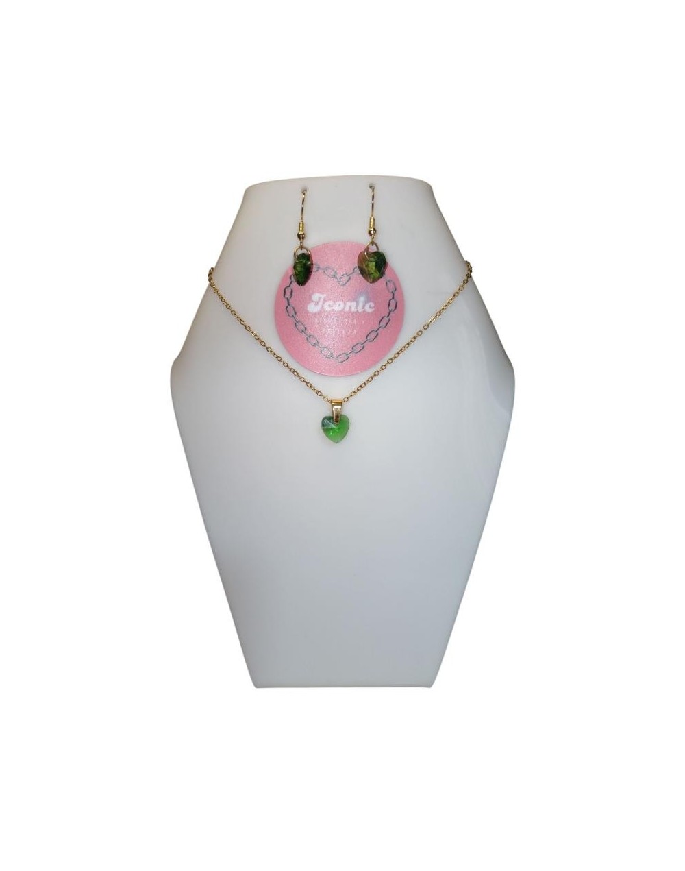 Combo  Aretes y Cadena en Acero