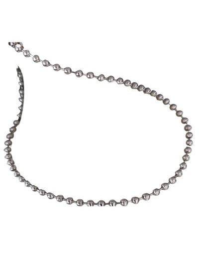 Cadena Balín Plata en Rodio