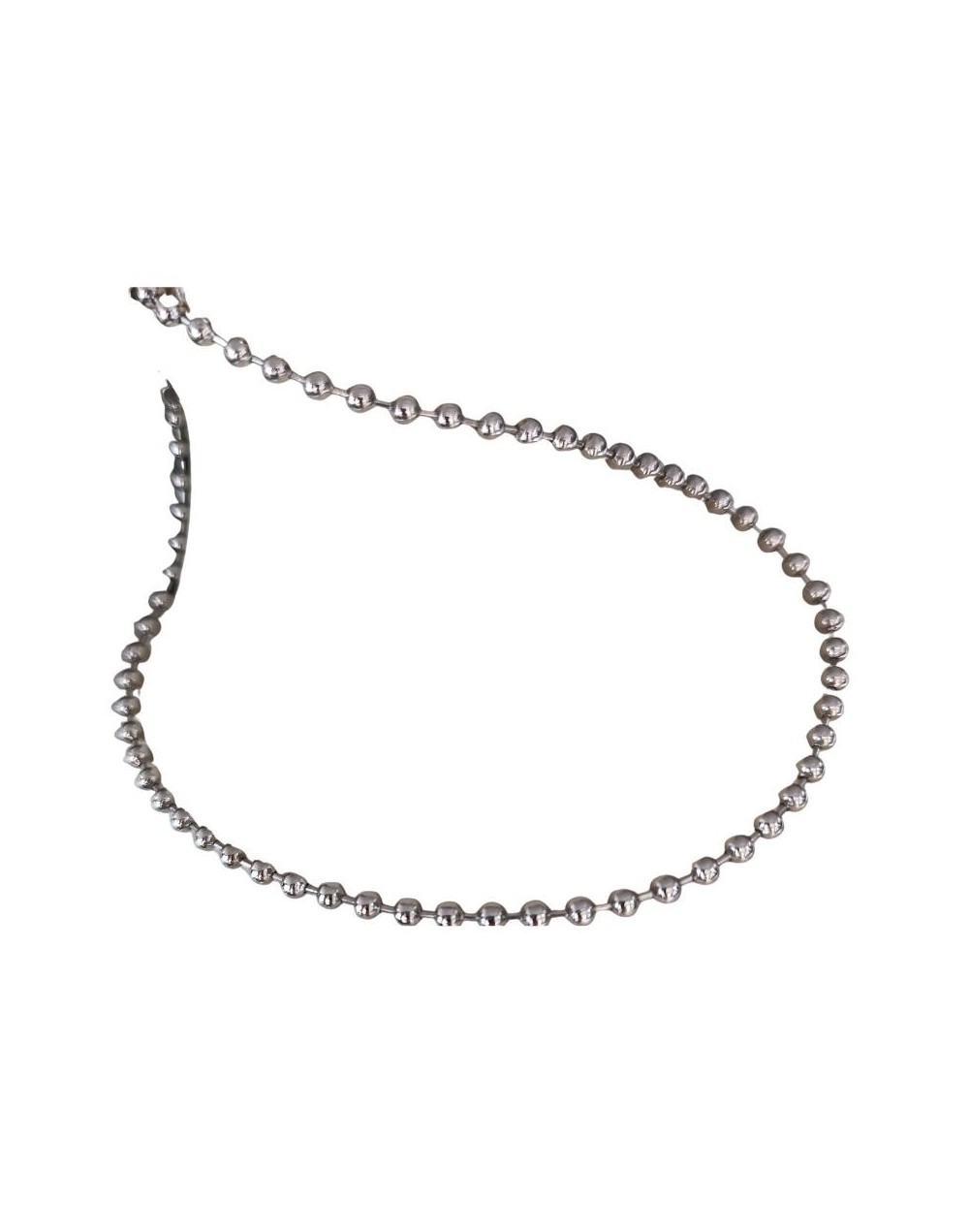 Cadena Balín Plata en Rodio