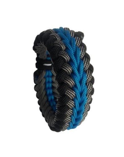 BRAZALETE PARACORD SUPERVIVENCIA 3 CUERDAS NUDO SANTICFIED
