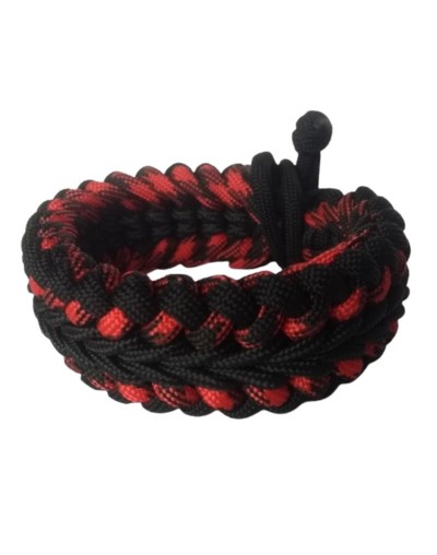 BRAZALETE PARACORD SUPERVIVENCIA 3 CUERDAS NUDO SANTICFIED