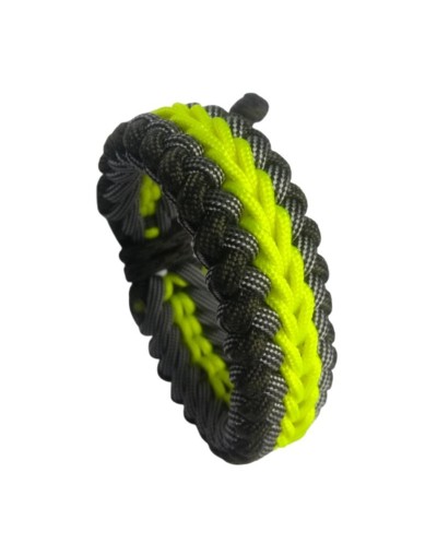 BRAZALETE PARACORD SUPERVIVENCIA 3 CUERDAS NUDO SANTICFIED
