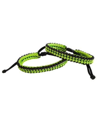 BRAZALETE DOS COLORES CORDON SEDA