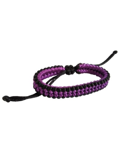 BRAZALETE DOS COLORES CORDON SEDA