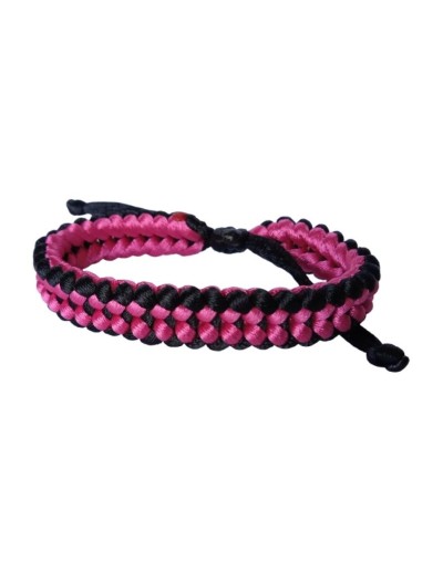 BRAZALETE DOS COLORES CORDON SEDA