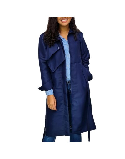 Trench coat MACK azul naval