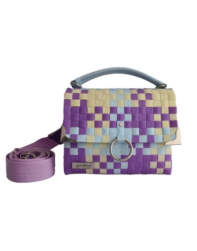 Cartera Estilo Baúl Tejida en Zuncho