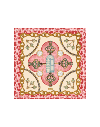 Pañuelo 80 X 80 CM. Perfecto como accesorio en el cuello, bolso o cabeza.