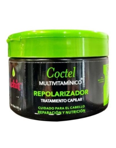 LEHIT COCTEL MULTIVITAMINICO REPOLARIZADOR TRATAMIENTO CAPILAR 8 EN 1 300G