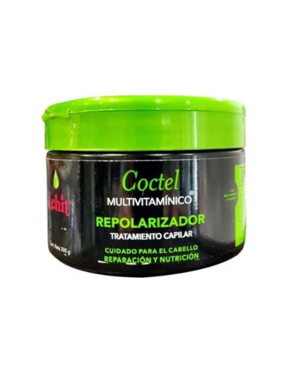 LEHIT COCTEL MULTIVITAMINICO REPOLARIZADOR TRATAMIENTO CAPILAR 8 EN 1 300G