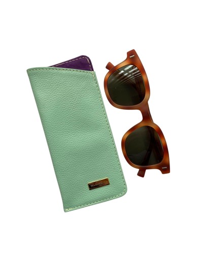 Estuche gafas cuero