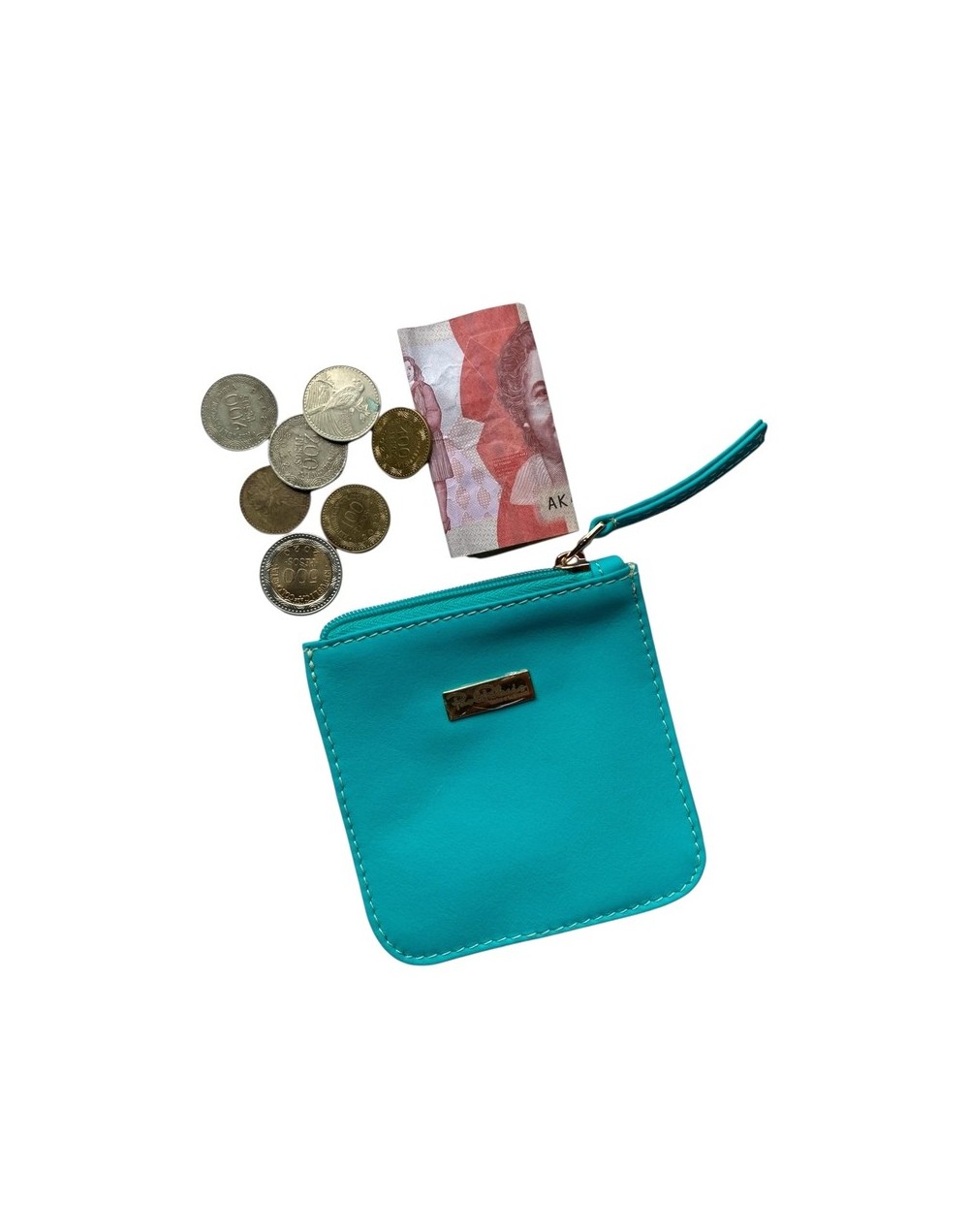 Monedero pequeño cuero