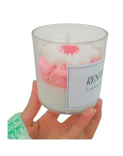 Vela aromatizada Crema rosa