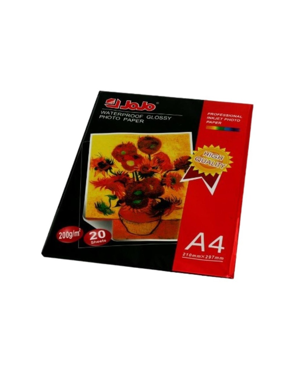 PAPEL FOTOGRAFICO JOJO A4 200 GRS PQT X 20 HJS