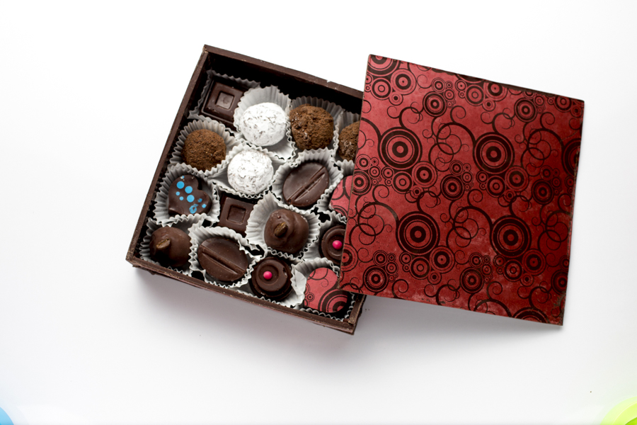 Caja tentación de Chocolate x 16 bombones